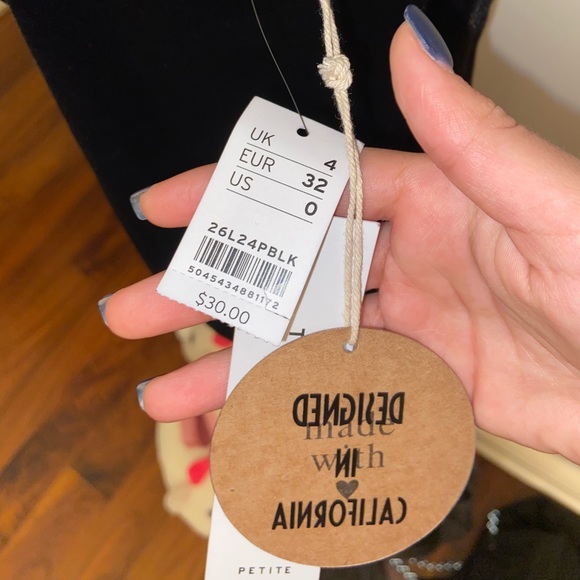 Sold NWT Topshop Black Bodysuit in Velvet - Picture 4 of 7